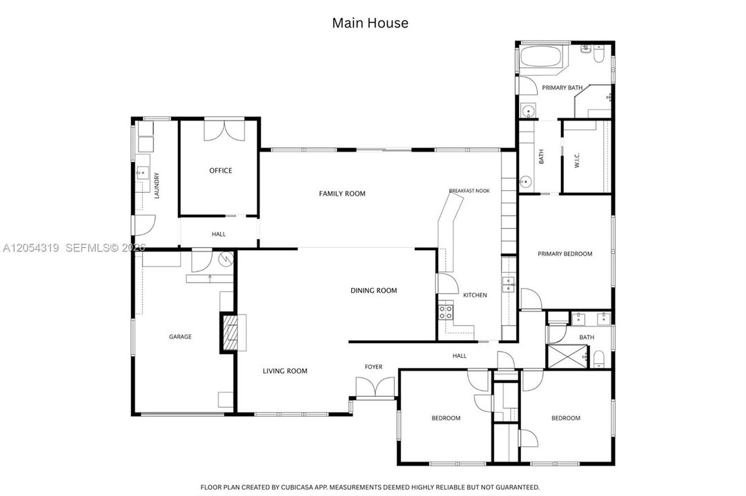 Main House Floor Plan