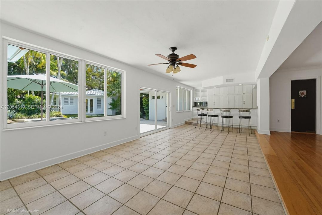 The Largest Poolside Family Room