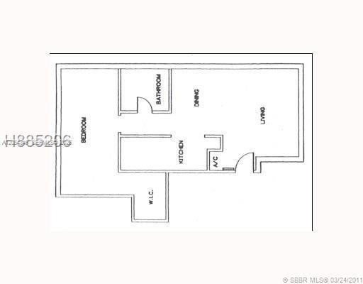 В аренду: $1,950 (1 спален, 1 ванн, 486 Квадратных фут)