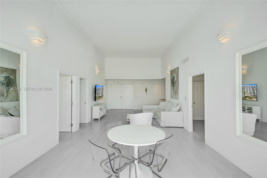 Living Room & Dining Area