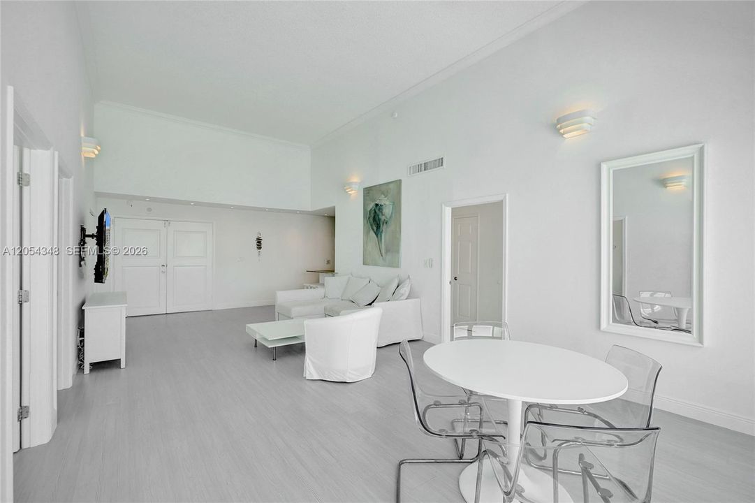 Living Room & Dining Area