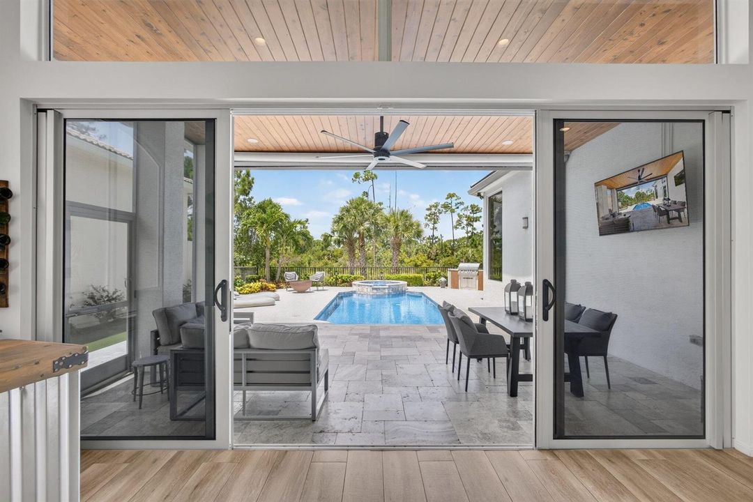 Great Room to outdoor living area