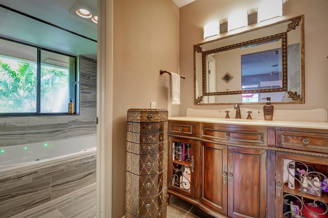 Master vanity & dressing area.