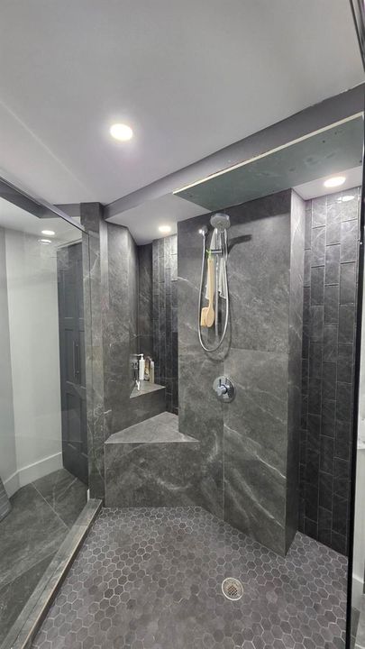 huge shower