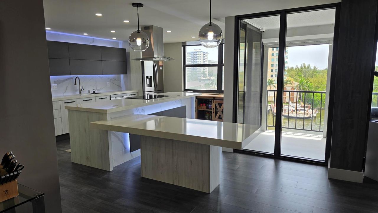 cross view of dining area