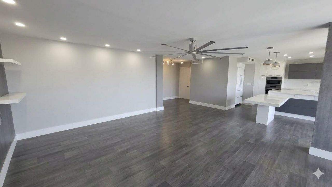 reverse angle living room view