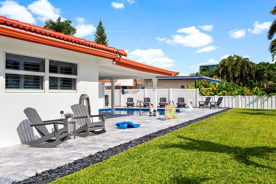 Backyard Lawn & Patio