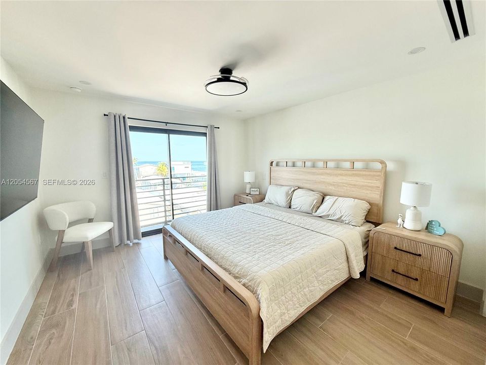 Master Bedroom #1 with Bay Ocean View