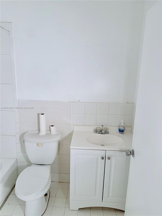 Hallway bathroom