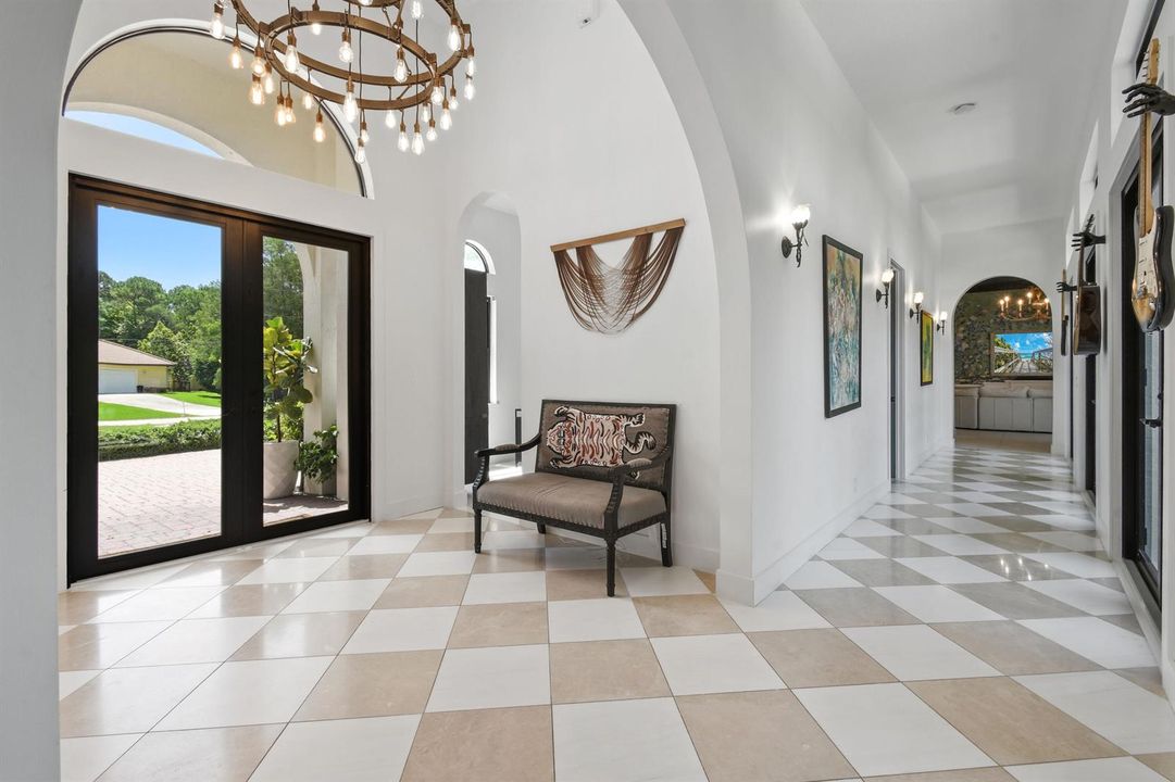 Entry to main hall