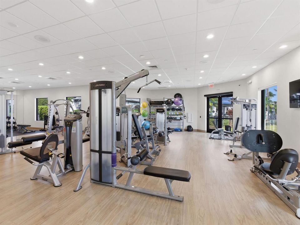 Clubhouse Gym Weights Area 1