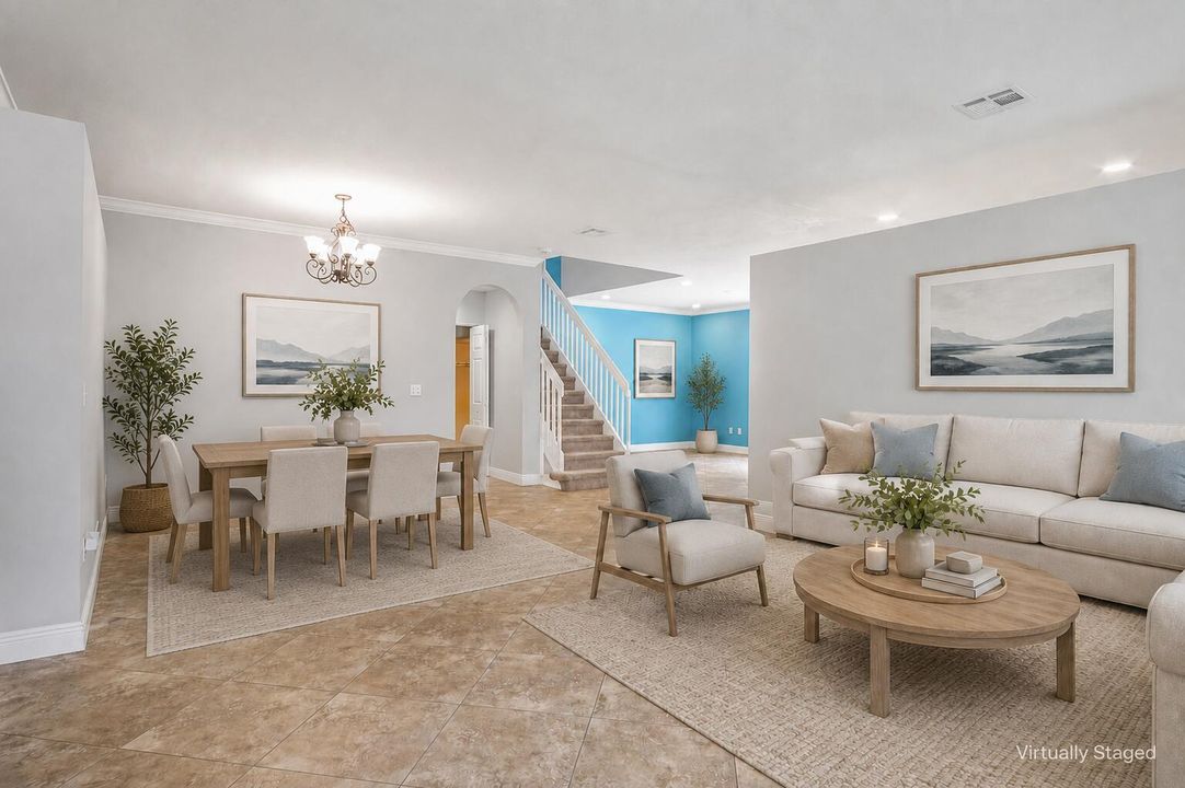 Dining Room Virtually Staged