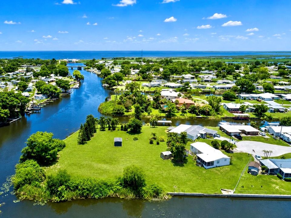 Aerial Looking South