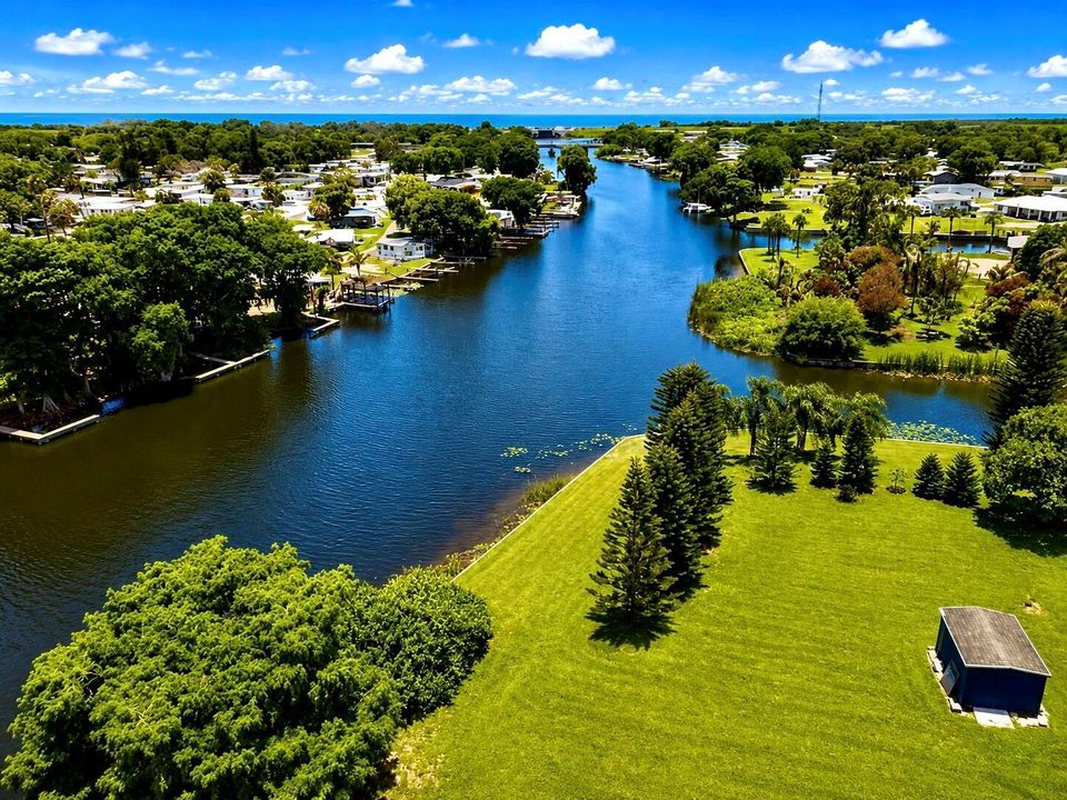 Aerial Looking South