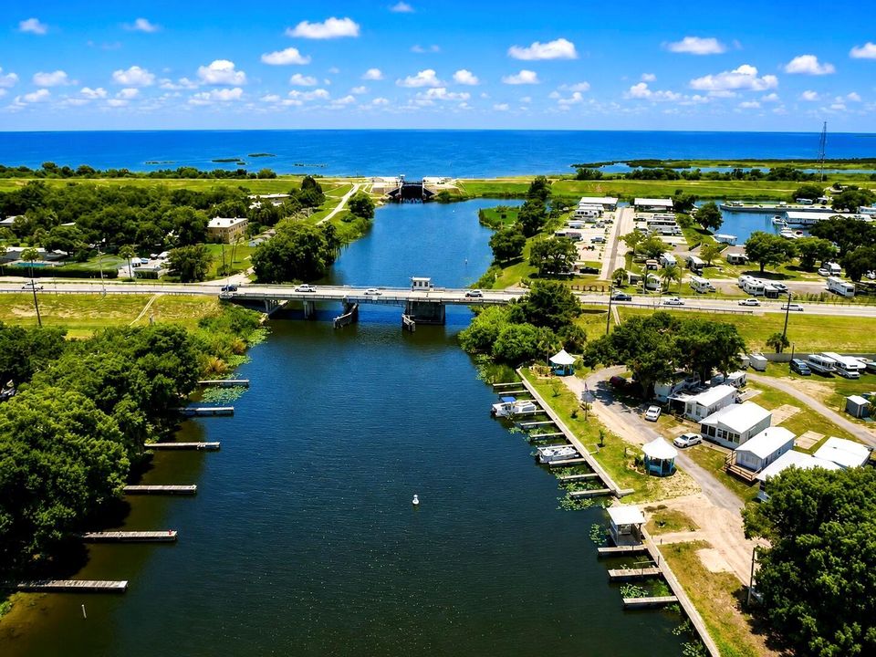 Aerial Looking South