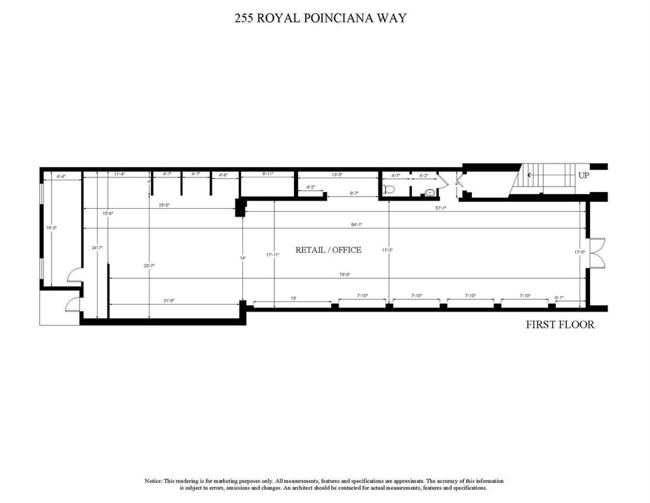 255 ROYAL POINCIANA WAY 1ST FLOOR