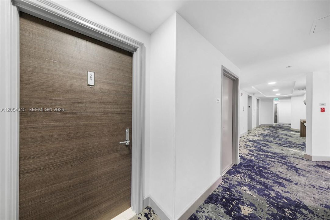 Unit entrance 701