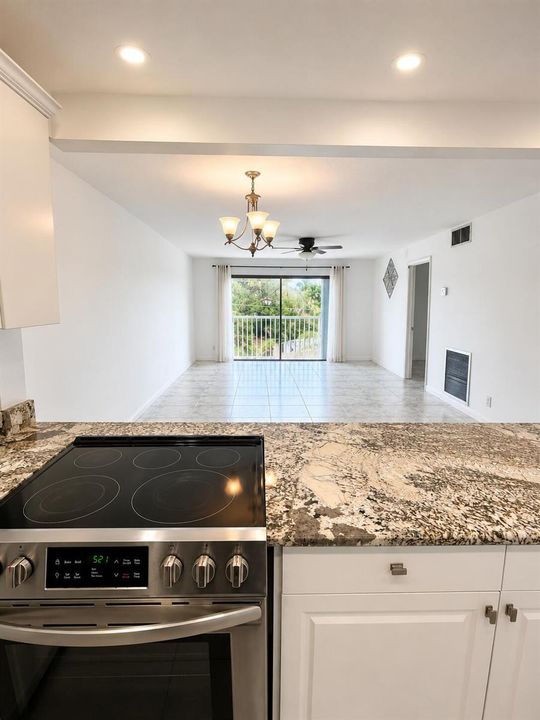 Kitchen view of Living Room