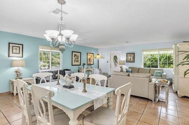 Dining room segways into living room