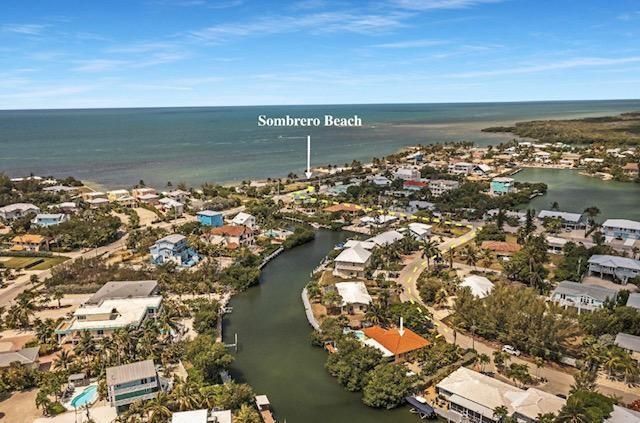 Home is one block from Sombrero Beach