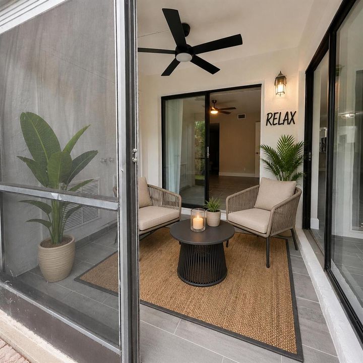 VIRTUALLY STAGED PORCH