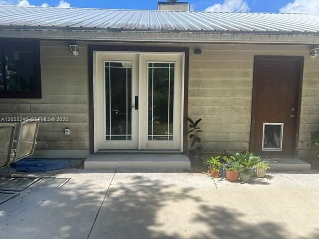 Back Patio Entry