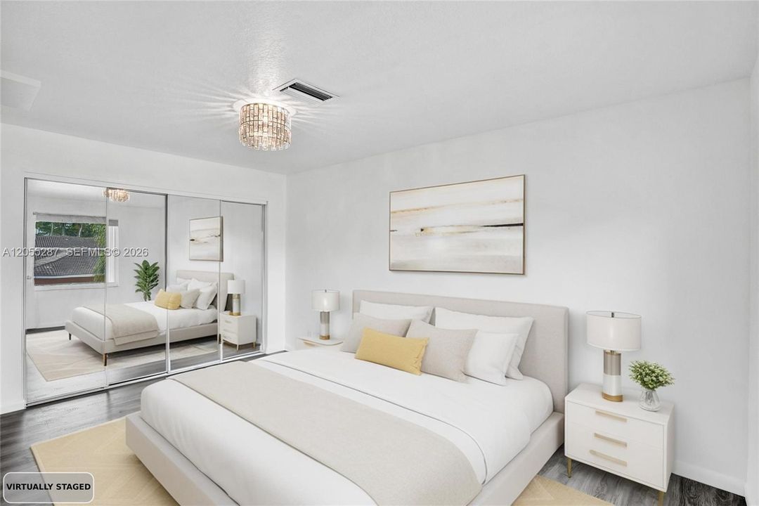 Bedroom #3 -Virtually Staged