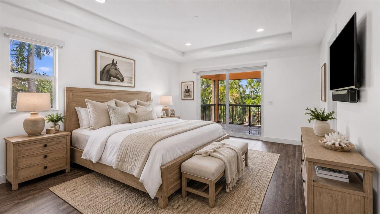 AI Master Bedroom Staging
