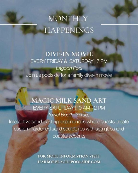 Included beach club member