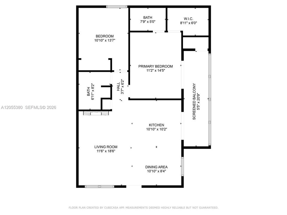For Sale: $200,000 (2 beds, 2 baths, 910 Square Feet)