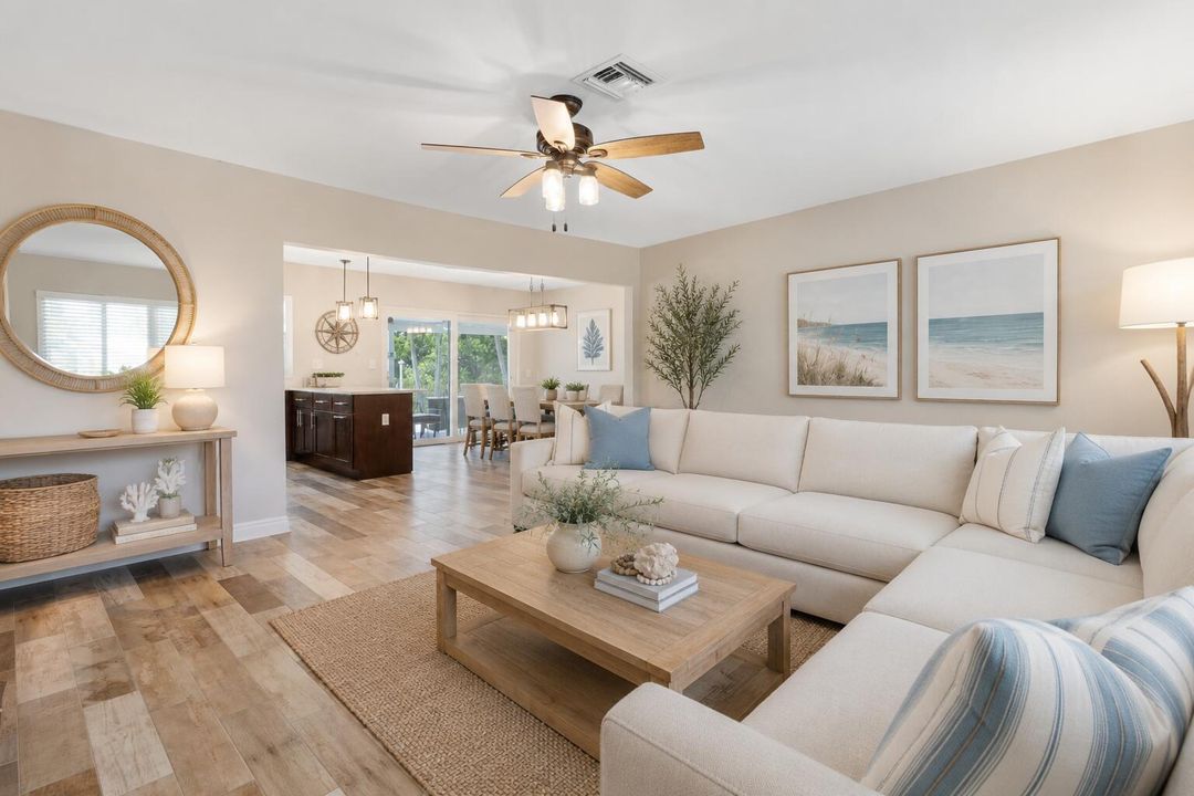 Living Area Staged