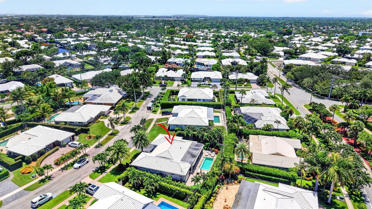 AERIAL VIEW OF PROPERTY