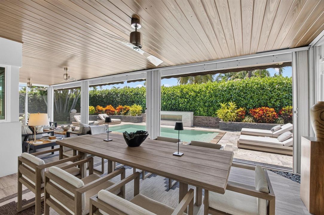LOGGIA VIEW OVERLOOKING POOL
