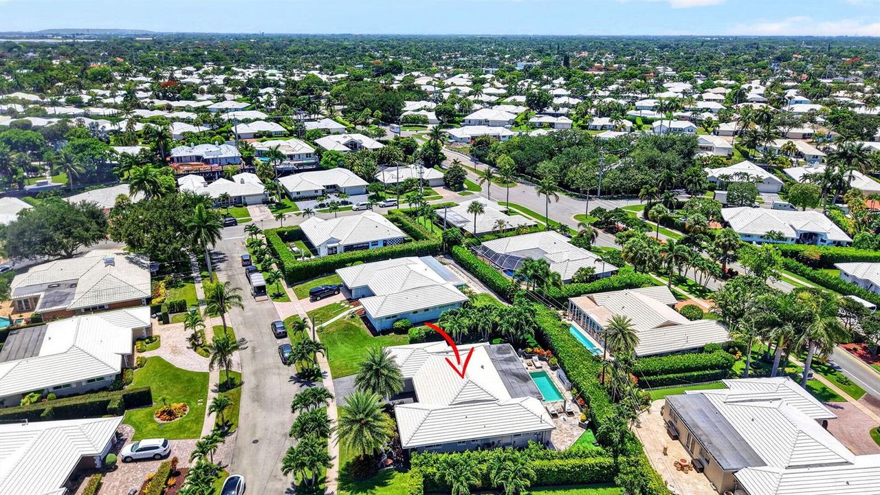 AERIAL VIEW OF PROPERTY