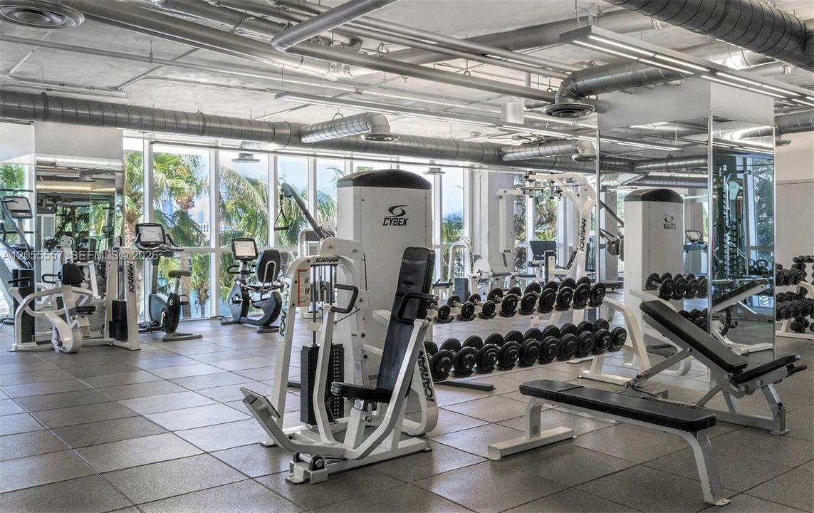 Recently Updated Fitness Center.