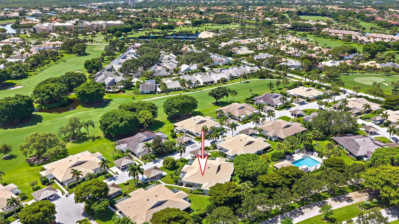 Aerial w/ Community Pool