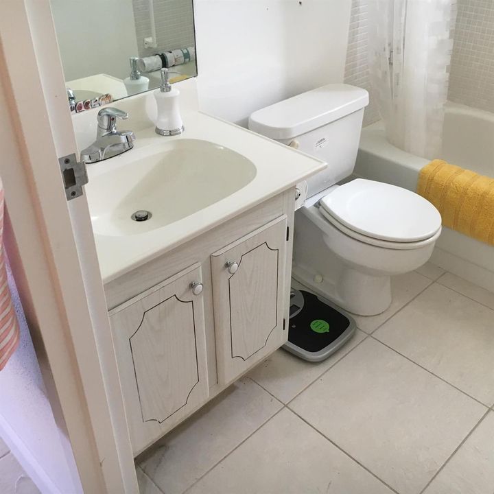 Vanity in Main bathroom