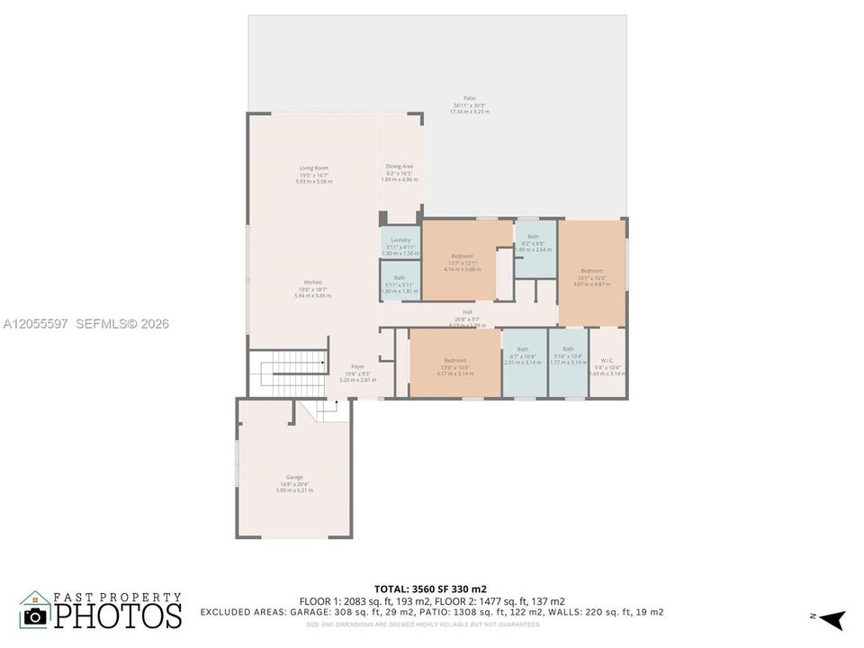 En Venta: $5,999,000 (4 camas, 4 baños, 2056 Pies cuadrados)
