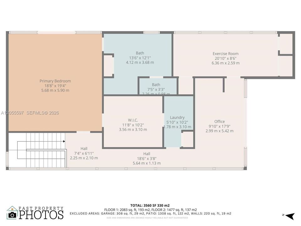 En Venta: $5,999,000 (4 camas, 4 baños, 2056 Pies cuadrados)
