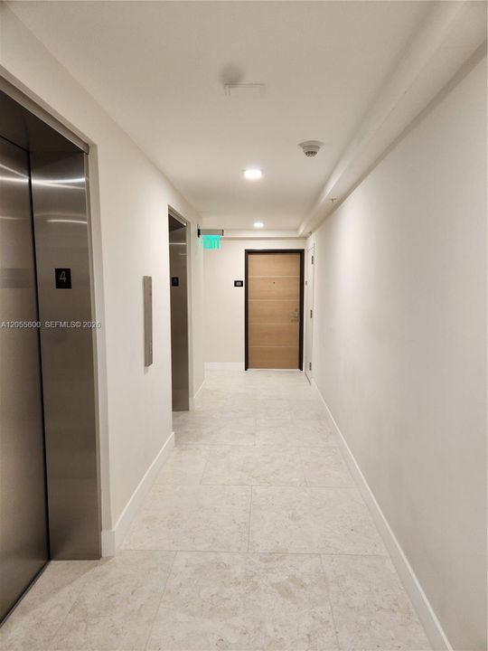 Renovated hallways & doors