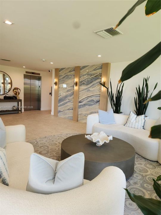 Renovated lobby