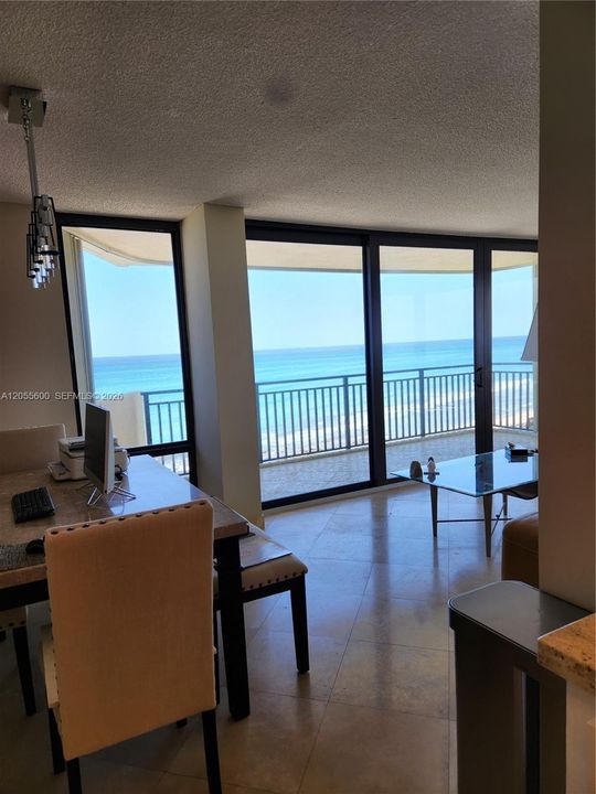 View from kitchen