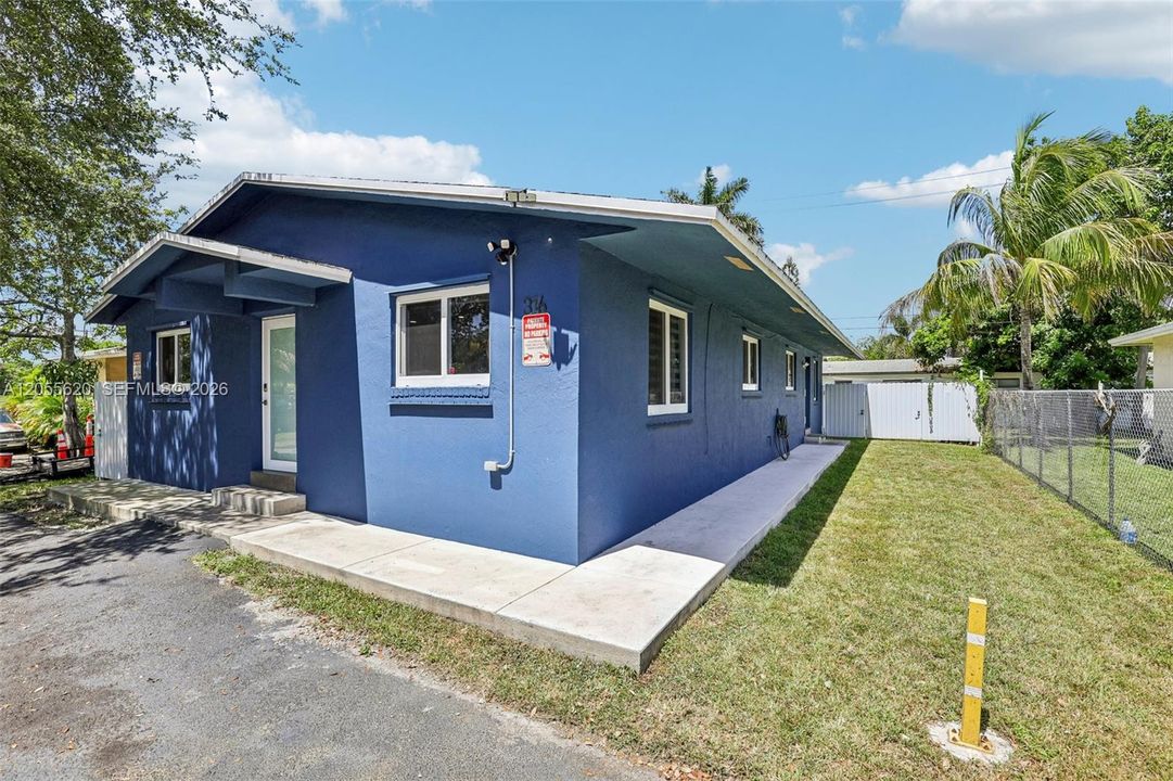 Front View of Duplex