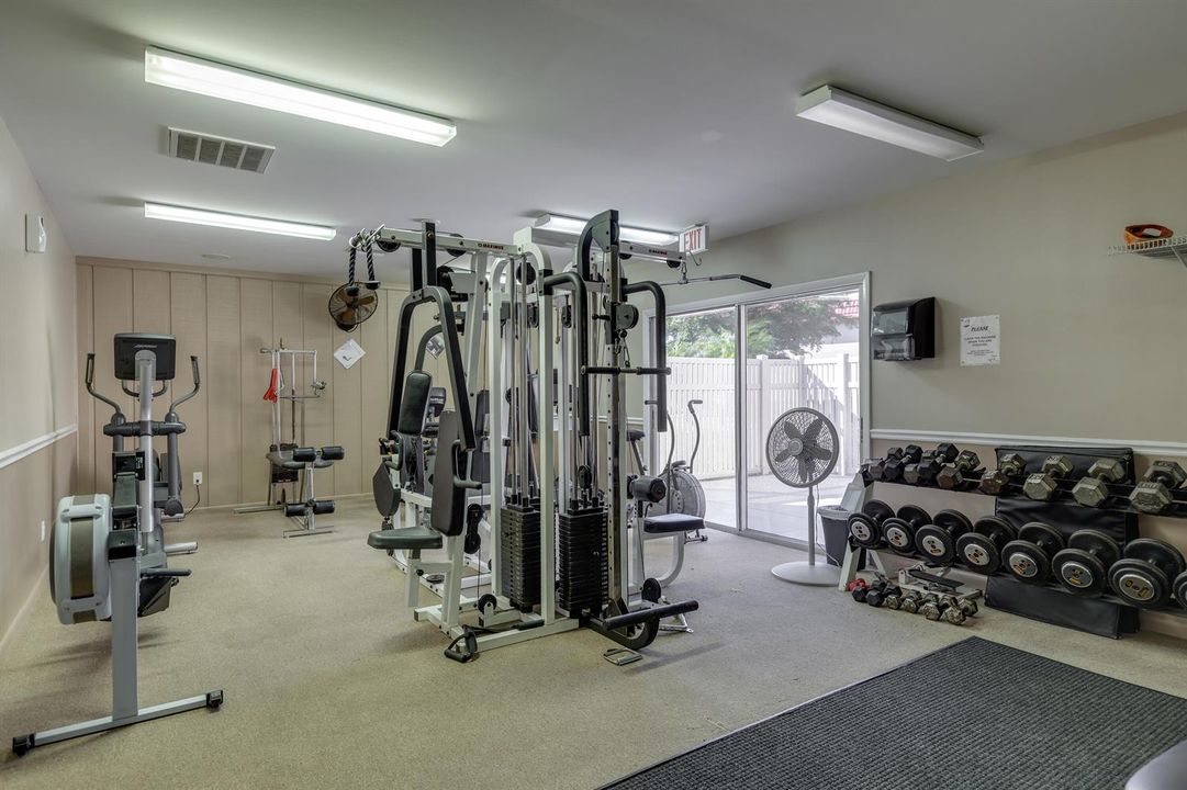 Lakeview Clubhouse Exercise Room