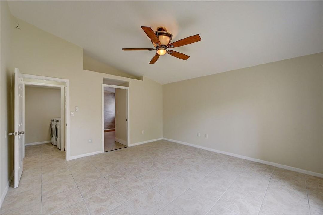 Entrance to private bathroom off bedroom