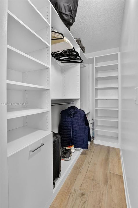 Closet in second bedroom/office.