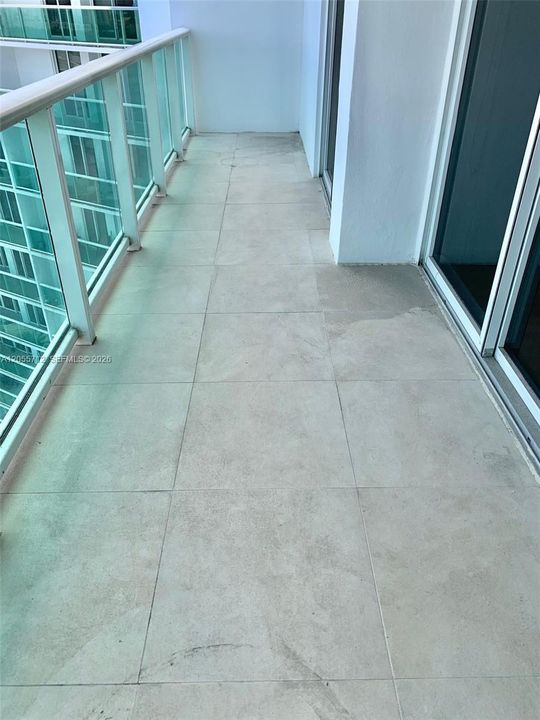 Large balcony!