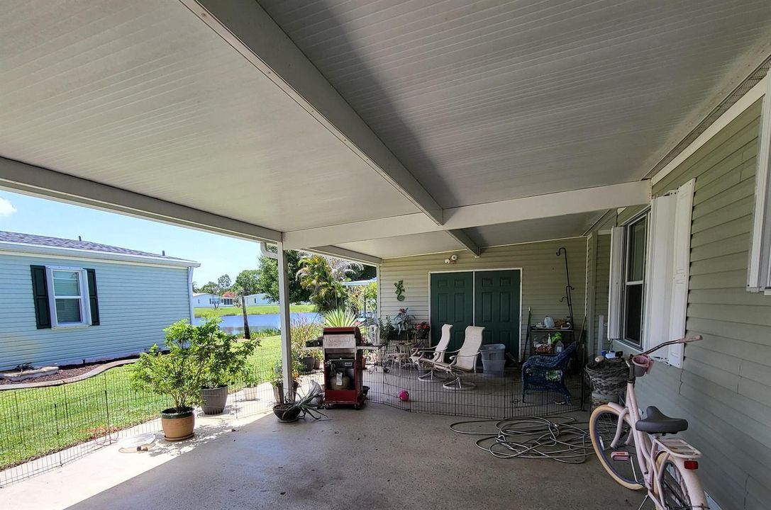 Carport with Lake