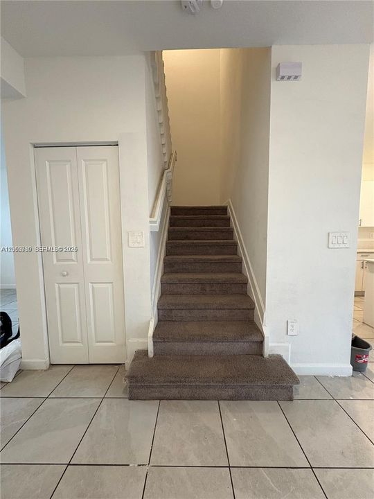 Stairs to second floor