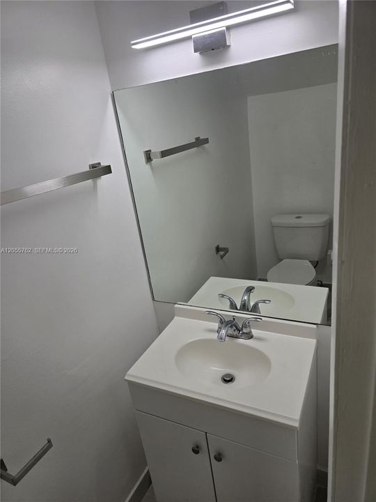1/2 bath on 1st floor